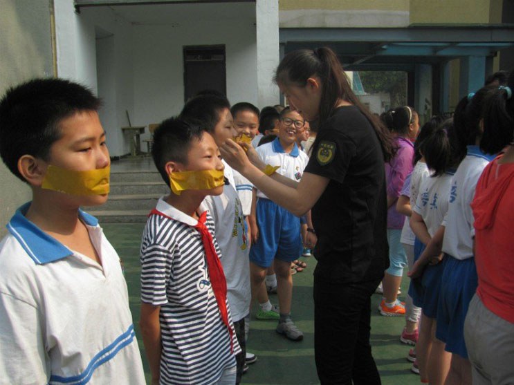 海淀区培英小学防恐培训