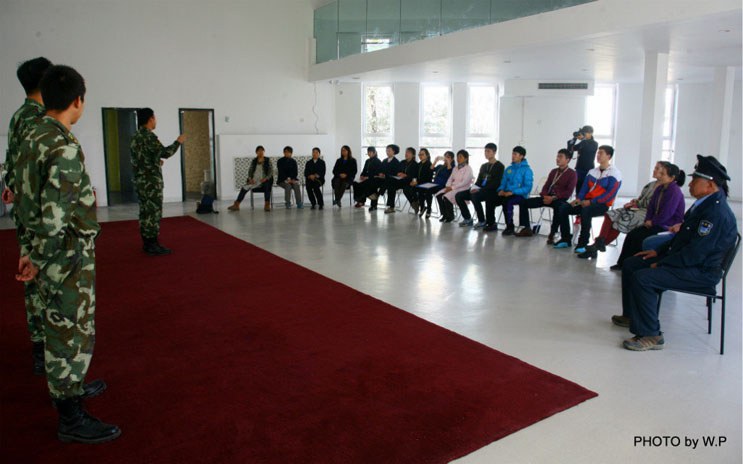 朝阳教委民办幼儿园园长观摩可儿幼儿园防恐、防火常识及安全疏散演习