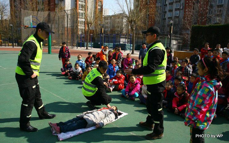 海淀实验二小自救互救培训
