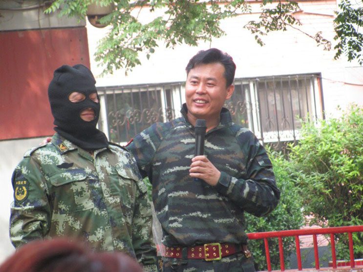 防恐培训进入秀园幼儿园