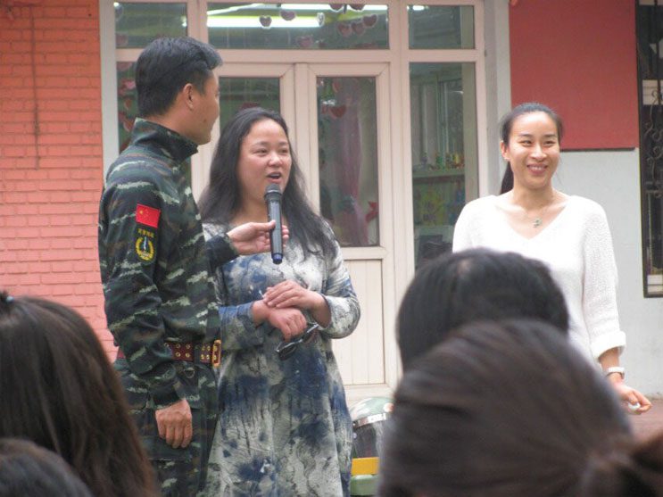 防恐培训进入秀园幼儿园