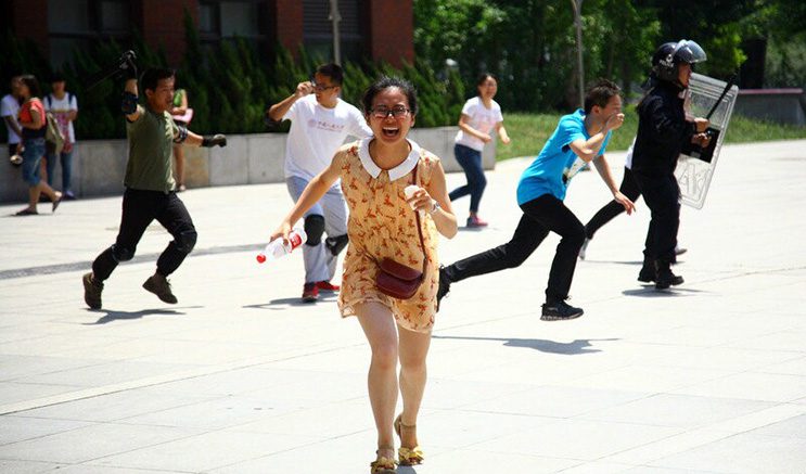 中国人民大学开展首次反恐防暴应急综合演练 巨峰特训应邀参加