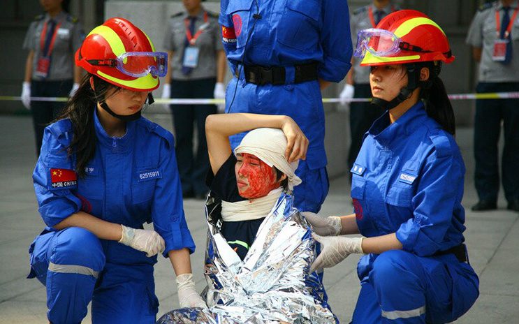 中国人民大学开展首次反恐防暴应急综合演练 巨峰特训应邀参加