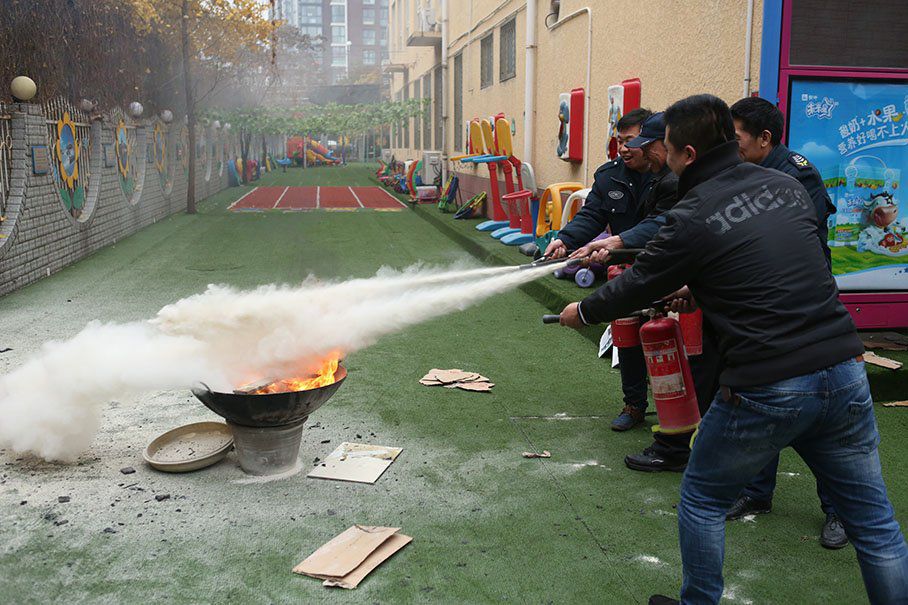 西坝河幼儿园消防知识讲座、安全疏散、防恐怖袭击