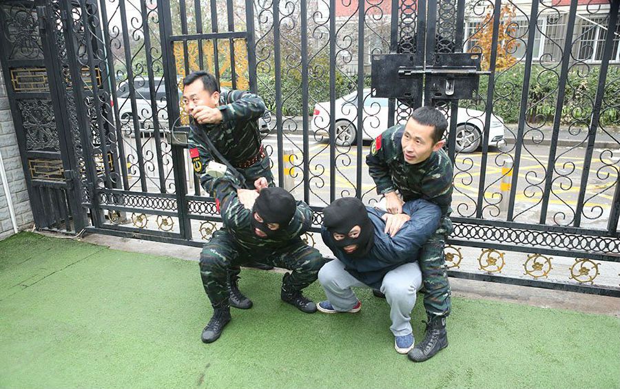 西坝河幼儿园消防知识讲座、安全疏散、防恐怖袭击