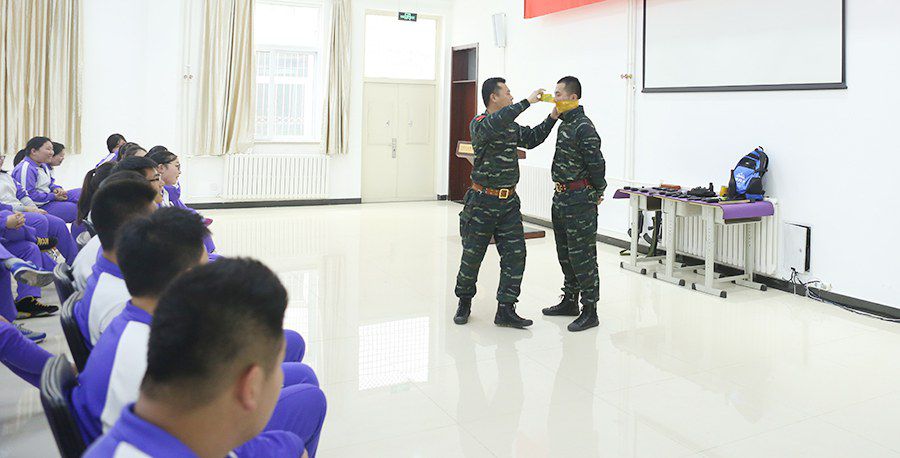 海淀区学生安全自救、自护教育体验活动——北方交大附中二分校