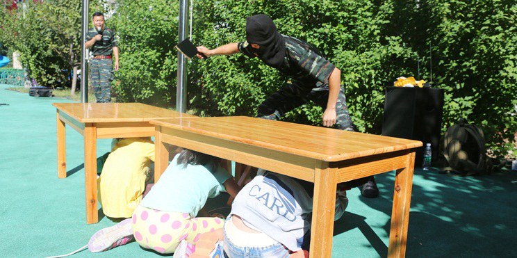 人大朝阳太阳园、芍药园幼儿园防暴恐专项培训活动