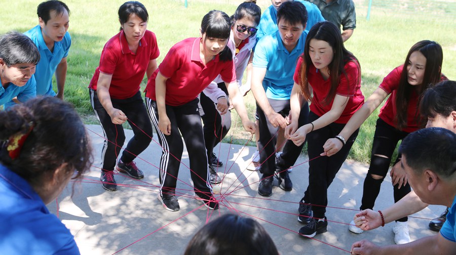 北京金叶物业户外拓展活动