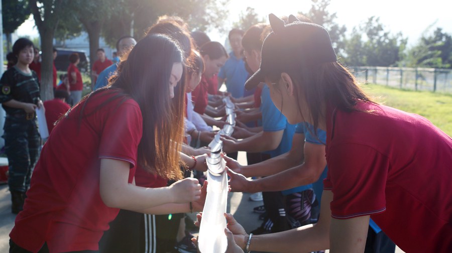 北京金叶物业户外拓展活动